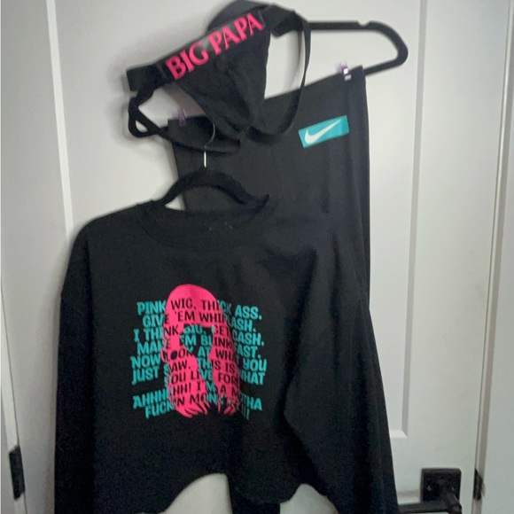 Black sweater crop jock strap circuit party bundle size medium - Picture 9 of 12